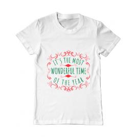 Tricou adler barbat most wonderful time alb
