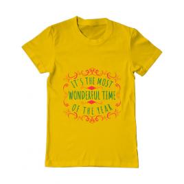 Tricou adler barbat most wonderful time galben