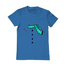 Tricou adler barbat snowman albastru azuriu