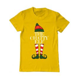 Tricou adler barbat the chatty elf galben