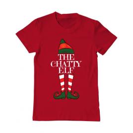 Tricou adler barbat the chatty elf rosu