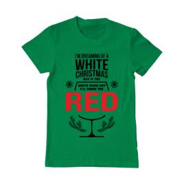 Tricou adler barbat white christmas verde mediu