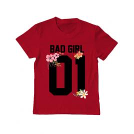 Tricou adler copil bad girl rosu