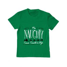 Tricou adler copil be naughty verde mediu