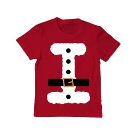 Tricou adler copil santa rosu