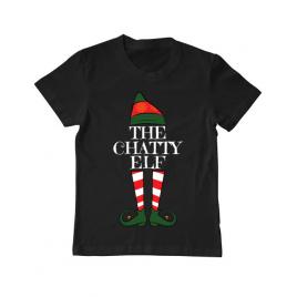 Tricou adler copil the chatty elf negru