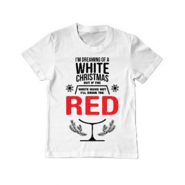 Tricou adler copil white christmas alb