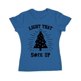 Tricou adler dama light that up albastru azuriu