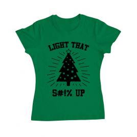 Tricou adler dama light that up verde mediu