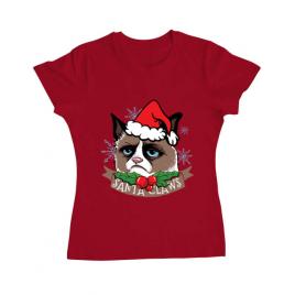 Tricou adler dama santa claws rosu