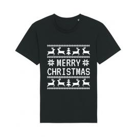 Tricou stanley stella barbat merry christmas ugly sweater negru