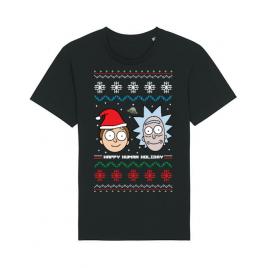 Tricou stanley stella barbat rick and morty christmas negru