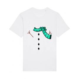Tricou stanley stella barbat snowman alb