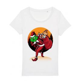 Tricou stanley stella dama grinch stole christmas alb