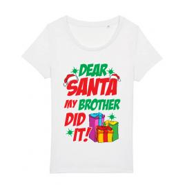 Tricou stanley stella dama my brother did it alb