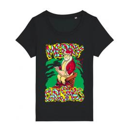 Tricou stanley stella dama naughty santa negru