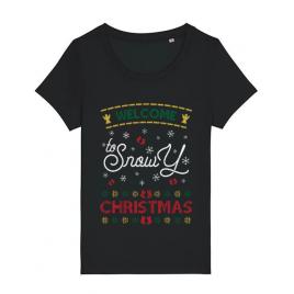 Tricou stanley stella dama snowy christmas negru