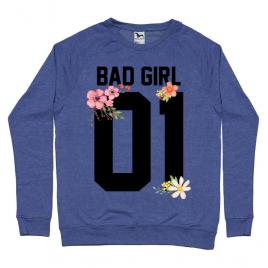 Bluza adler barbat bad girl albastru melanj