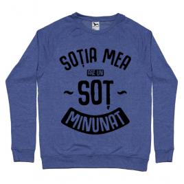 Bluza adler barbat un sot minunat albastru melanj