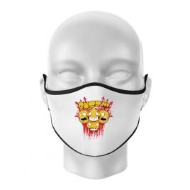 Masca personalizata reutilizabila buzz alb