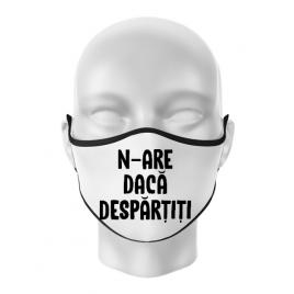 Masca personalizata reutilizabila nu are sens 2 alb