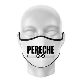 Masca personalizata reutilizabila pereche alb