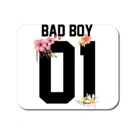 Mousepad personalizat bad boy alb