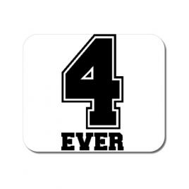 Mousepad personalizat forever alb