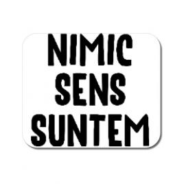 Mousepad personalizat nu are sens 1 alb