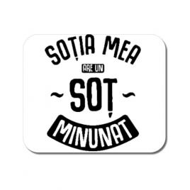 Mousepad personalizat un sot minunat alb