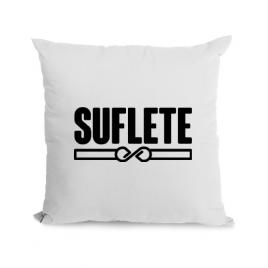 Perna personalizata suflete alb