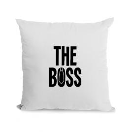 Perna personalizata the boss alb
