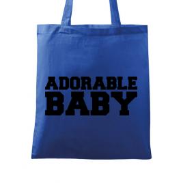 Sacosa din panza adorable baby albastru regal