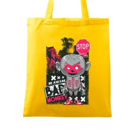 Sacosa din panza bad monkey galben