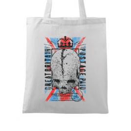 Sacosa din panza great  britain post alb