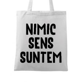 Sacosa din panza nu are sens 1 alb