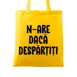 Sacosa din panza nu are sens 2 galben