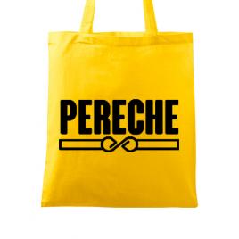Sacosa din panza pereche galben
