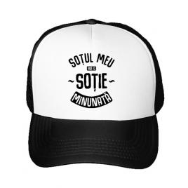Sapca personalizata o sotie minunata alb