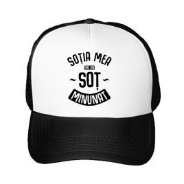 Sapca personalizata un sot minunat alb