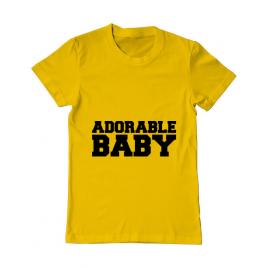 Tricou adler barbat adorable baby galben