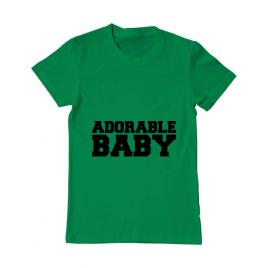 Tricou adler barbat adorable baby verde mediu