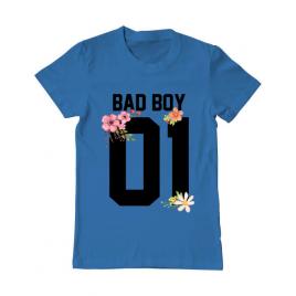 Tricou adler barbat bad boy albastru azuriu