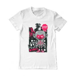 Tricou adler barbat bad monkey alb