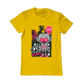 Tricou adler barbat bad monkey galben