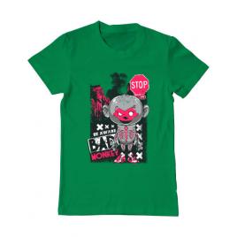 Tricou adler barbat bad monkey verde mediu