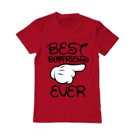 Tricou adler barbat best boyfriend ever rosu