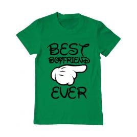Tricou adler barbat best boyfriend ever verde mediu