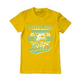 Tricou adler barbat cotton wood galben