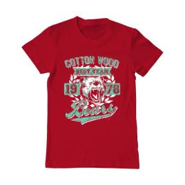 Tricou adler barbat cotton wood rosu